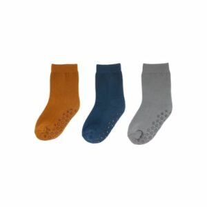 Yalion Baby Langsocken braun dunkelblau grau