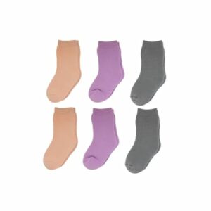 Yalion Baby Langsocken rosa flieder grau