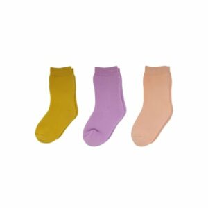 Yalion Baby Langsocken senfgelb flieder rosa