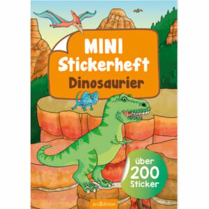 arsEdition MINI-Stickerheft Dinosaurier