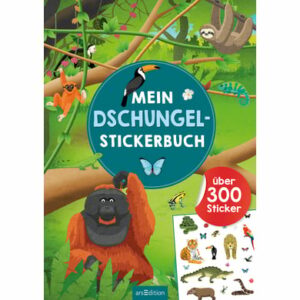 arsEdition Mein Dschungel-Stickerbuch