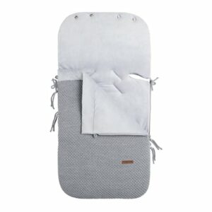 baby's only Fußsack für Autositze 0+Flavor grau