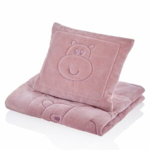 babyJem Kuscheldecke mit Kissen rosa