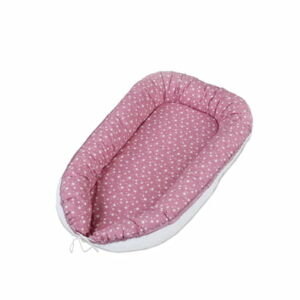 babybay® Kuschelnest beere Sterne weiß