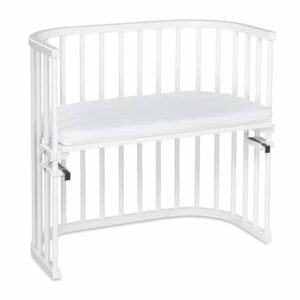 babybay Original Beistellbett weiß mit Matratze Classic Cotton Soft