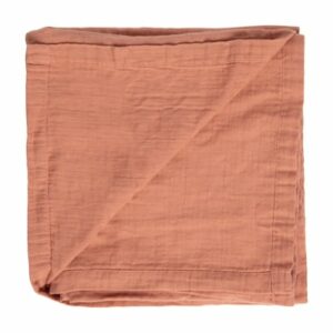 bébé jou® Mulltuch Pure Cotton Pink 110 x 110 cm