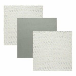 bébé jou® Muslintücher 3er-Pack Steppe 70 x 70 cm