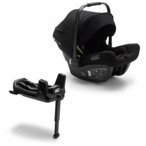 bugaboo Babyschale Turtle Air by Nuna Black mit Basisstation Wingbase Kollektion 2023