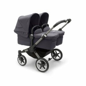 bugaboo Zwillingswagen Donkey 5 Twin Complete Graphite/Stormy Blue