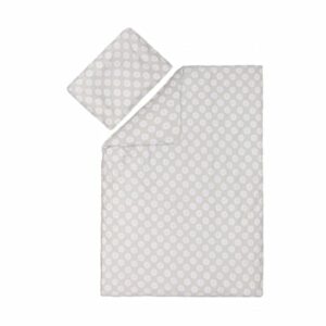 fillikid Bettwäsche Set Jersey100 x 140 cm grau