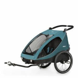 hauck 2in1 Fahrradanhänger und Buggy Dryk Duo Petrol