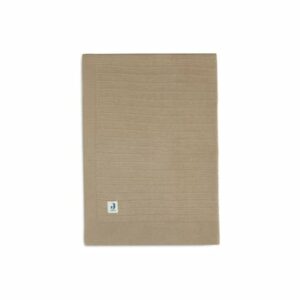 jollein Kuscheldecke Wiege 75x100cm Strick Pure Knit Biscuit