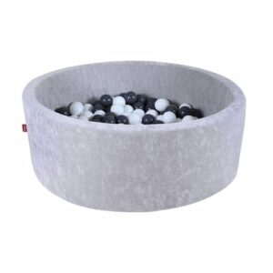 knorr toys® Bällebad soft - Grey - 300 balls grey/creme grau