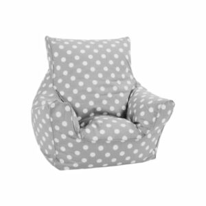 knorr toys® Kindersitzsack Grey white dots grau