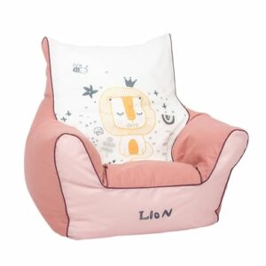 knorr toys® Kindersitzsack - Löwe Leo rose