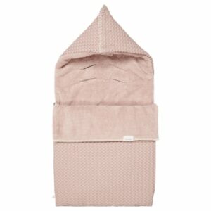 koeka Fußsack 0+ 3 Punkte Plüsch Oslo Altes Rosa