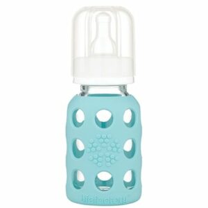 lifefactory Babyflasche aus Glas in mint 120ml