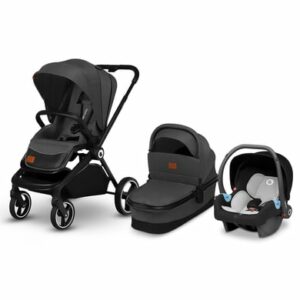 lionelo Kombikinderwagen Mika 3-in-1 Grey Graphite