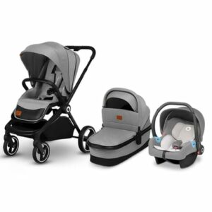 lionelo Kombikinderwagen Mika 3-in-1 Grey Stone