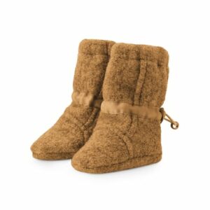 mamalila Booties-Newborn Eco camel