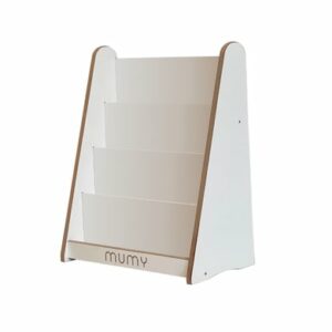 mumy™ Bücherregal easyTALL weiß / natur