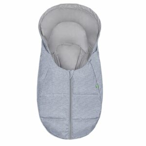 odenwälder Fußsäckchen BabyNest Dauni fashion modern blizzard cool grey