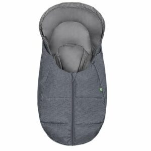 odenwälder Fußsäckchen BabyNest Dauni fashion modern blizzard graphite