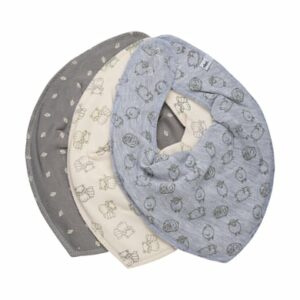 pippi Bandana 3er Pack Grey Melange