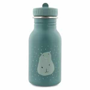 trixie Kids Edelstahl 350 ml -Trinkflasche Mr. Hippo