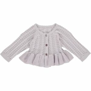 Müsli Babystrickjacke Soft lilac