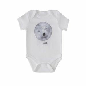 hibboux® Bodys Cosmic Baby Body Moon Multicolor