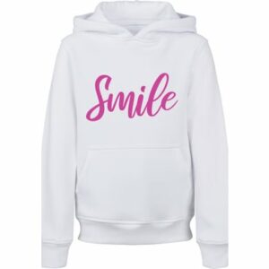 F4NT4STIC Hoodie Pink Smile UNISEX HOODIE weiß