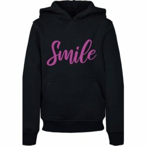 F4NT4STIC Hoodie Pink Smile UNISEX HOODIE schwarz