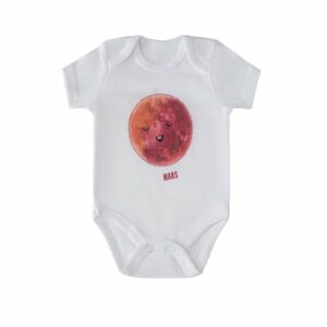 hibboux® Bodys Cosmic Baby Body Mars Multicolor