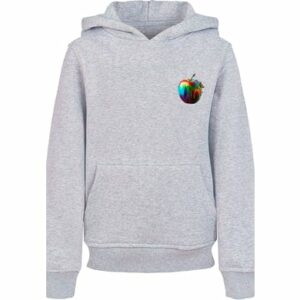 F4NT4STIC Hoodie Colorfood Collection - Rainbow Apple heather grey