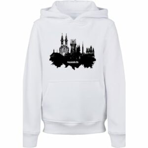 F4NT4STIC Hoodie Cities Collection - Munich skyline weiß