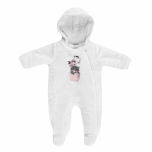 JACKY Kuschel-Kapuzenoverall KITTY CAT offwhite