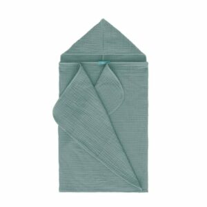 hibboux® Handtücher- und Badetücher Musselin 4 Layer Towel - Green Multicolor