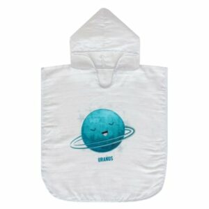 hibboux® Badeponcho Musselin Cosmic-Uranus Multicolor
