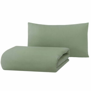 hibboux® Bettwäsche-Set Mono Duvet Cover - Green Green