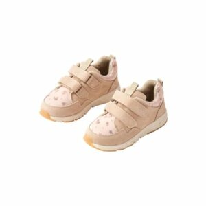 Wheat Sneaker Toney mit Klettverschluß und Aufdruck Rose Beige Flowers