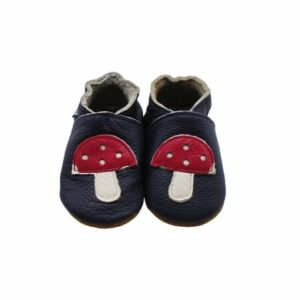 Mejale Baby Krabbelschuhe Pilz Dunkelblau Pilz Dunkelblau