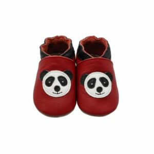 Yihakids Baby Krabbelschuhe Panda Rot Panda Rot