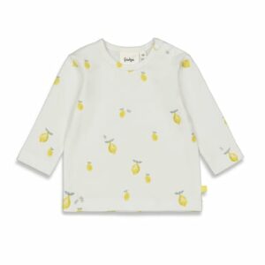 Feetje Langarmshirt AOP Lemons Weiß