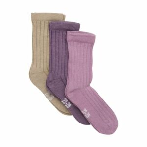 Minymo Wollsocken 3er Pack Orchid Haze