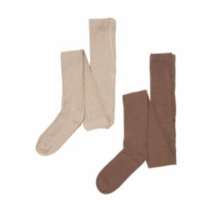 Minymo Strumpfhose 2er Pack Hazel Brown