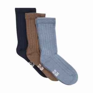 Minymo Wollsocken 3er Pack Dark Navy