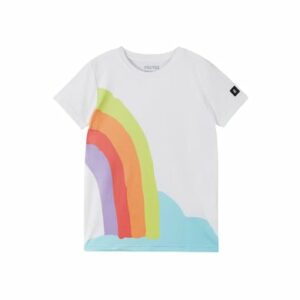 Reima T-Shirt Vauhdikas White rainbow