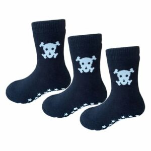 Yalion Baby Langsocken Schädel Schwarz