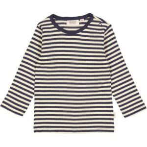 Wheat Langarmshirt Striped Midnight Stripe